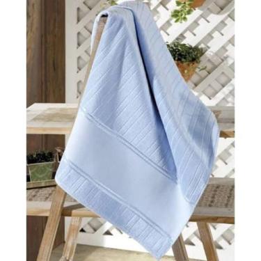 Imagem de Toalha de Lavabo Dohler Velour Para Pintura Artesanalle 30x45cm, Azul,