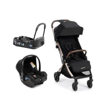 Imagem de Travel System Eva³ Trio 0 a 15 Kg Essential Black Champagne - Maxi-Cos