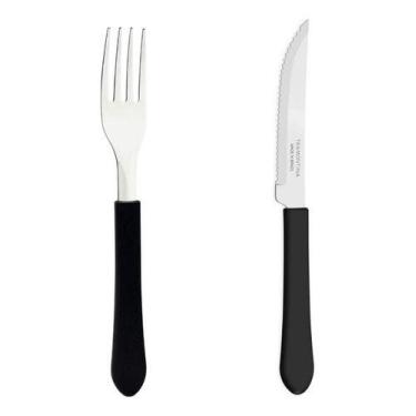 Imagem de Kit Restaurante Tramontina 24 Facas + 24 Garfo Leme - Tramontina S/a C