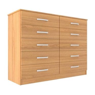 Imagem de Cômoda 10 Gavetas Evidência Móveis, Cinamomo