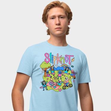 Imagem de Camisa Camiseta Genuine Grit Masculina Estampada Algodão 30.1 Slipknot