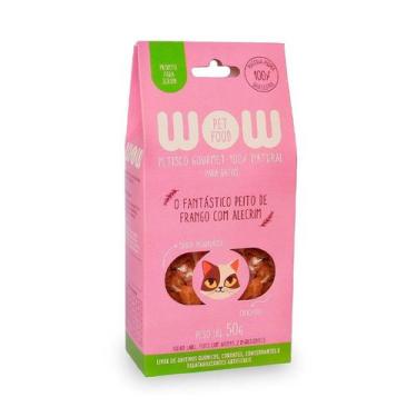 Imagem de Petisco Wow Pet Food Gourmet Peito de Frango com Alecrim para Gatos 50