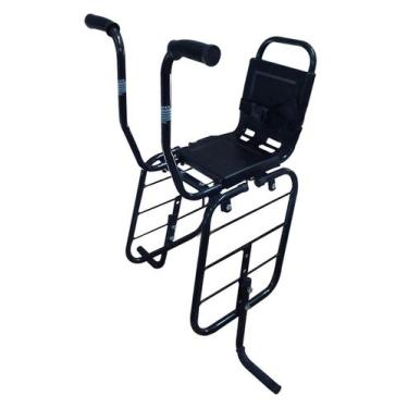 Imagem de Cadeirinha Infantil com Assento Anatômico para Bagageiro de Bicicletas
