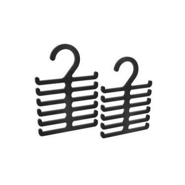 Imagem de Kit 2 Cabide Porta Gravata Cinto Organizador Pendurar - PEKO, 3D-094 2