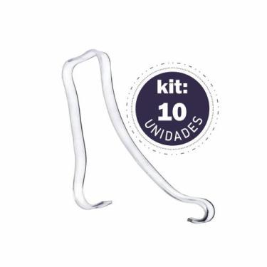 Imagem de Expositor Suporte P/ Sandalias Em Acrilico Kit 10 Peças G - OC Shop