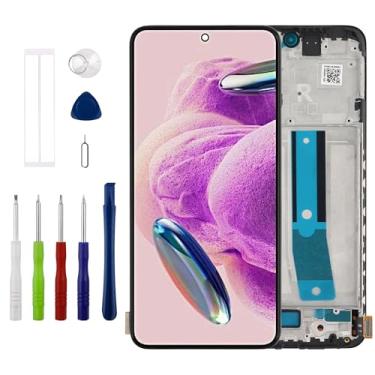 Imagem de Duotipa [Suporta impressões digitais] [com moldura] Nova tela OLED para Xiaomi Redmi Note 12S 2303CRA44A Montagem de digitalizador de tela LCD Diaplay com kit de ferramentas de reparo técnico