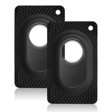 Imagem de 2 suportes para carteira, capa fina para cartão, impermeável, macia, protetora de silicone, inserção para cartão, compatível com Galaxy Smart Tag2, acessórios para carteira, bolsa, mochila, bolsa