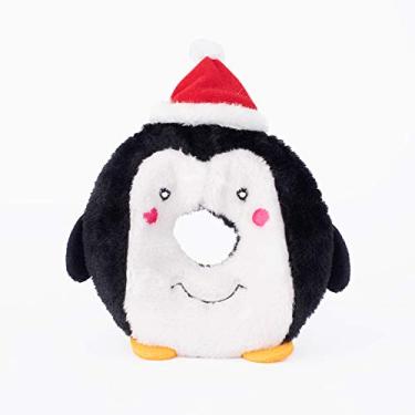 Imagem de ZippyPaws - Brinquedos para cães Holiday Donutz Buddies – Pinguim