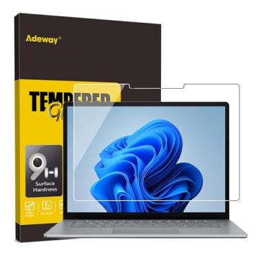 Imagem de Adeway Protetor de tela para laptop Microsoft Surface 5/4/3/2/1 13,5 polegadas, recortes precisos/vidro temperado//protetor de tela sensível ao toque amigável