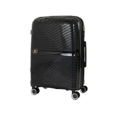 Imagem de Mala De Viagem Média 23kg 4 Rodas Travelux Grindelwald M, Preto