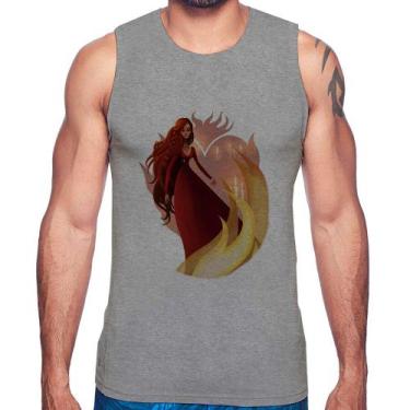 Imagem de Regata Melisandre Art - Foca na Moda, Cinza, GGG