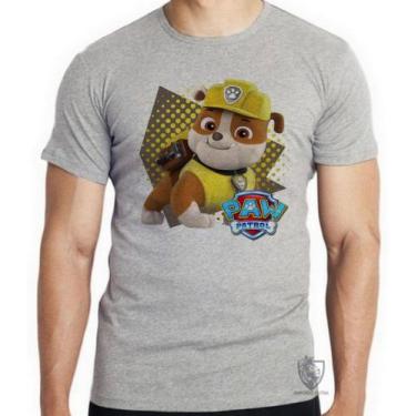 Imagem de Camiseta  Patrulha Canina Rubble Blusa criança infantil juvenil adulto