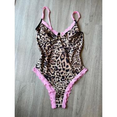 Imagem de Body New Print - Alcinha com Aro com Detalhes em Rosa Chiclete - Oncin