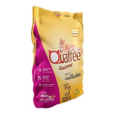 Imagem de Quatree gourmet gatos castrados mix de carnes 10.1kg