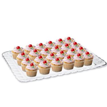 Imagem de Bandeja Cristal Três Triângulos 39x48