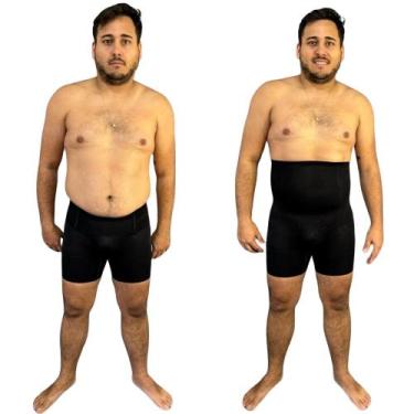 Imagem de Cueca Modeladora Cinta MASCULINA PLUS Compressão leve Shaper, Melhora 