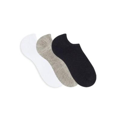 Imagem de Kit 3 Meias Esportivo Cano Curto Unissex Selene