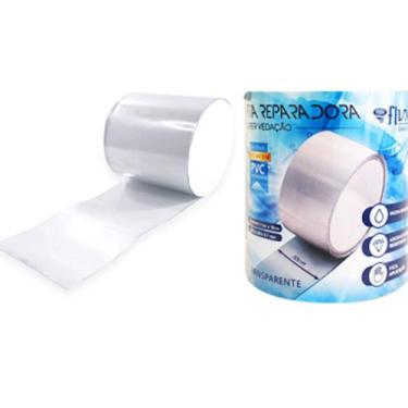 Imagem de Fita Adesiva Reparadora prova D'Agua Transp 10cm x 1,50 mt - Flux, Fit