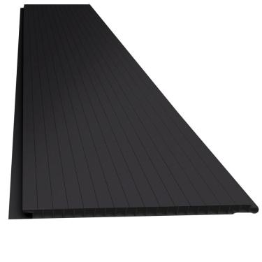 Imagem de Forro de PVC 8mm x 20cm x 3,00m com 6m² por Caixa Bariri - caixa com 6m2 - Preto