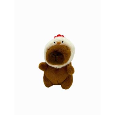 Imagem de Chaveiro de Pelúcia Capivara Animal Variado Fofo 12cm - OMFkids, Capiv