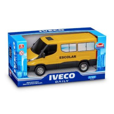 Imagem de Carrinho Brinquedo Iveco Daily Van Escolar Miniatura - Usual - Usual B