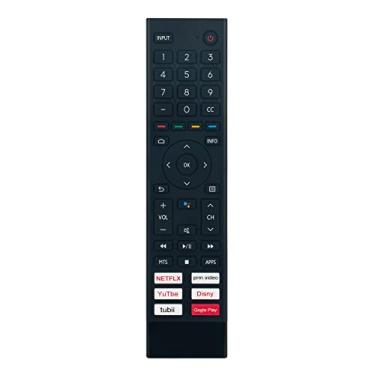 Imagem de Controle remoto de voz de substituição ERF3AA80 compatível com Hisense Smart TV A4 Series A45H 32A4H 32A45FH 32A45HF 40A4H 43A4H