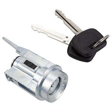 Imagem de RLB-HILON Cilindro de bloqueio de ignição com chave compatível com Toyota 4runner 1996-2002, para Toyota Tacoma (mudança de piso sem TILT) 1995-2004, substitui 69057-35070