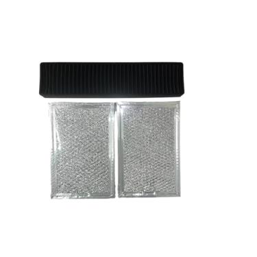 Imagem de Conjunto de filtro de graxa e carvão para micro-ondas para LG LMH2235ST, LMHM2237ST, LMV1650SB, MVEL2125F, MVEL2137F
