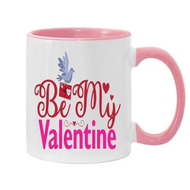 Imagem de SpreadPassion Caneca de café Be My Valentine, presente para namorado e namorada, presente de dia dos namorados, presente para amante dos namorados, presente para marido e esposa, ideia de presente de