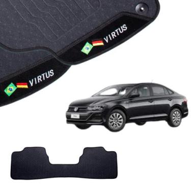 Imagem de Jogo De Tapete Emborrachado Personalizado Virtus 2017 A 2024 Impermeáv