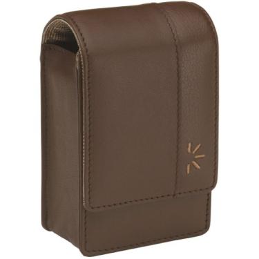 Imagem de Capa Caselogic LDC-2 média de couro para câmera (marrom)