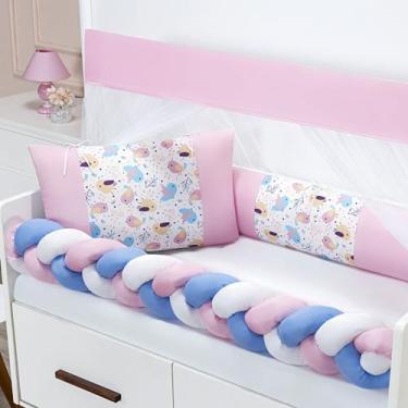 Imagem de Kit Berço 6 Peças Fofuxo Estampado Berço Americano 130x70cm - Outcasa 