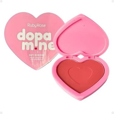 Imagem de Blush Compacto Ruby Rose Dopamine Shy Cheeks Rosy Whisper Hb-F1002-2
