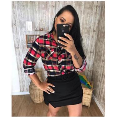 Imagem de Camisa Xadrez Coleção de Inverno /Junina Tendência  - Nanda Fashion Bo