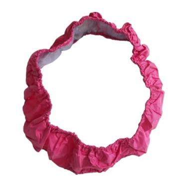 Imagem de Deevoka Trampoline Edge tampa de proteção de proteção crianças fáceis de instalação artes esportes oxford plow borwwee prote proteção trampolim bloce, Rose Red 32inch