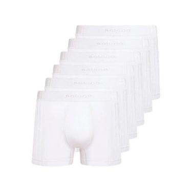 Imagem de Kit com 6 Cuecas Boxer Selene 11070-002//440, Branco, G