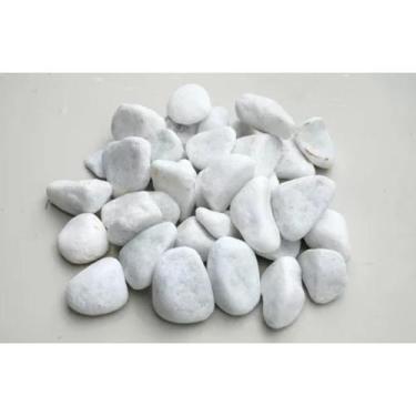 Imagem de ATÉ 5 KG Pedra Branca Ornamental Dolomita TAMANHOS - Granilha N0 N1 N2