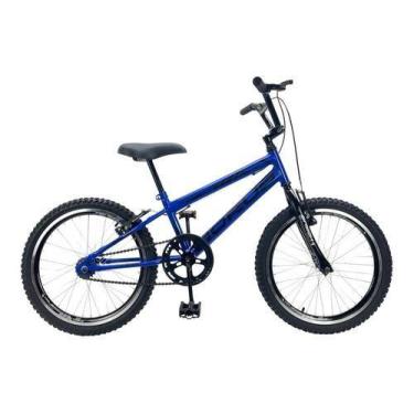 Imagem de Bicicleta Infantil Aro 20 Bmx + Rodinha Lateral - Route Bike, Azul