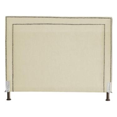 Imagem de Cabeceira de Cama Box Estofada 140 cm Casal Viviane Suede - Fina Mobíl