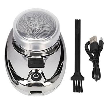 Imagem de Aparador de barba para homens, barbeadores elétricos para homens, rosto, bigode, nariz, corpo, aparador de pelos para homens (Black Silver Gradient)