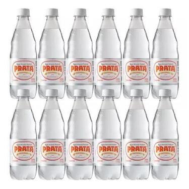 Imagem de Água mineral prata com gás 510ml pack c/12unid