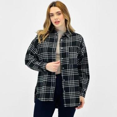 Imagem de Camisa Mormaii Flanela Xadrez Manga Longa Feminina-Feminino