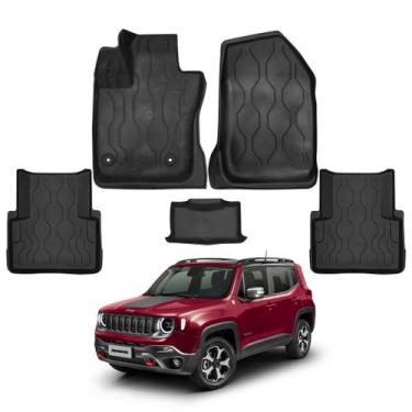 Imagem de Jogo Tapete Bordas Elevadas Jeep Renegade 2015 Até 2025 - Sanfris