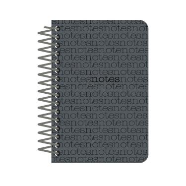 Imagem de Caderno universitário 80 folhas Notes Confetti 60g/m² capa PP espiral azul