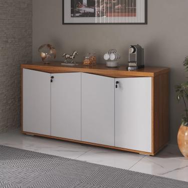 Imagem de Balcão para Escritório 4 Portas com Chaves