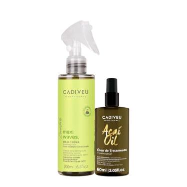 Imagem de Kit Cadiveu Professional Essentials Maxi Ondas e Açaí Oil 60 (2 produtos)