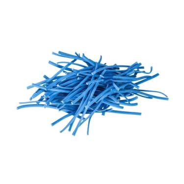 Imagem de Fecho Plástico Amarrilho 8cm Várias Cores 25kg  Lacre c/ Arame p/ Saco