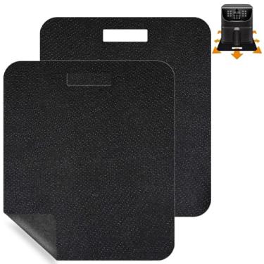 Imagem de Conjunto de tapete e forro resistente ao calor Air Fryer, 30,5 x 35,5 cm, 2 tapetes e 50 forros, para Cosori e Ninja