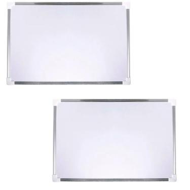 Imagem de Kit 2 Quadros Branco Lousa Anotações Lembretes 20x30cm - Rio Tijucas