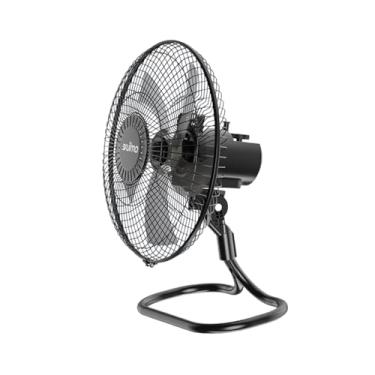 Imagem de Ｂｅｓｇａ Ventilador de piso, ventilador de resfriamento portátil, silencioso, alto desempenho forte vento frio pequeno 3 velocidades para o quarto de mesa de, 14 Inch